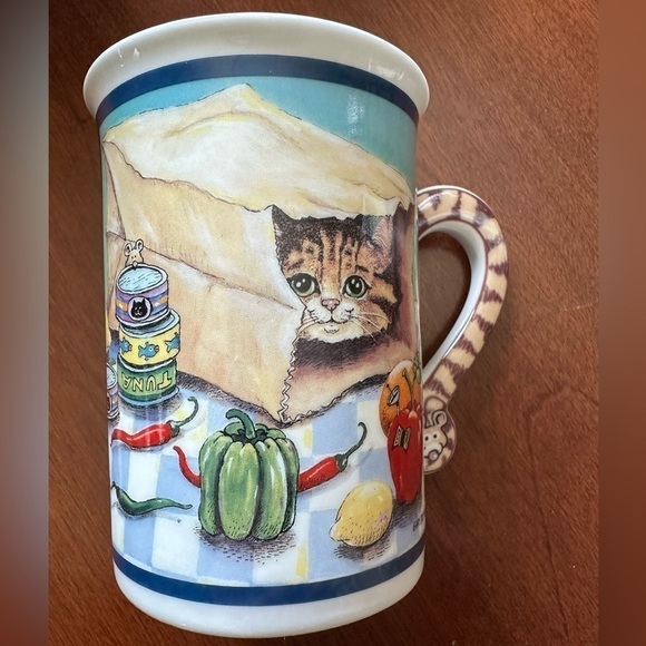 Danbury Mint Comical Cats Porcelain Collector Mugs Gary Patterson 6 mugs - Picture 8 of 15